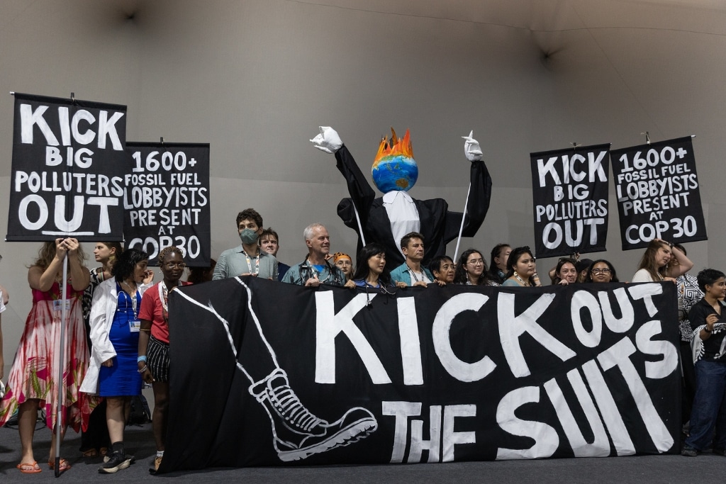 Civil society actions at COP30 on Friday, November 14.
