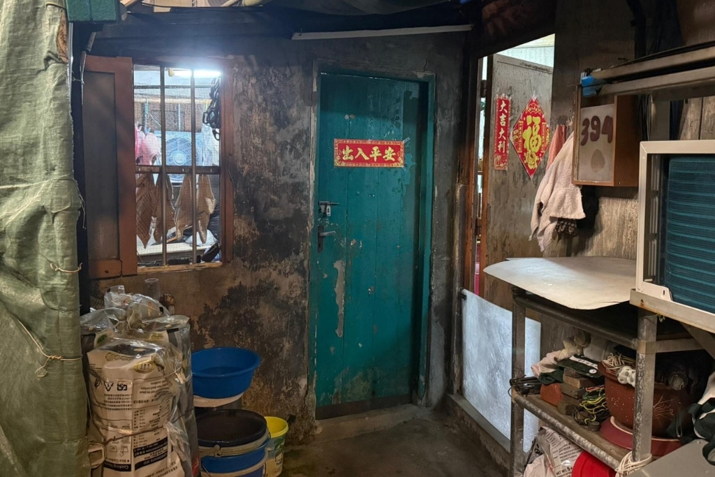 Some Hong Kong village homes are small and cluttered, and many don’t have air-conditioners, making it hard for residents to stay cool.