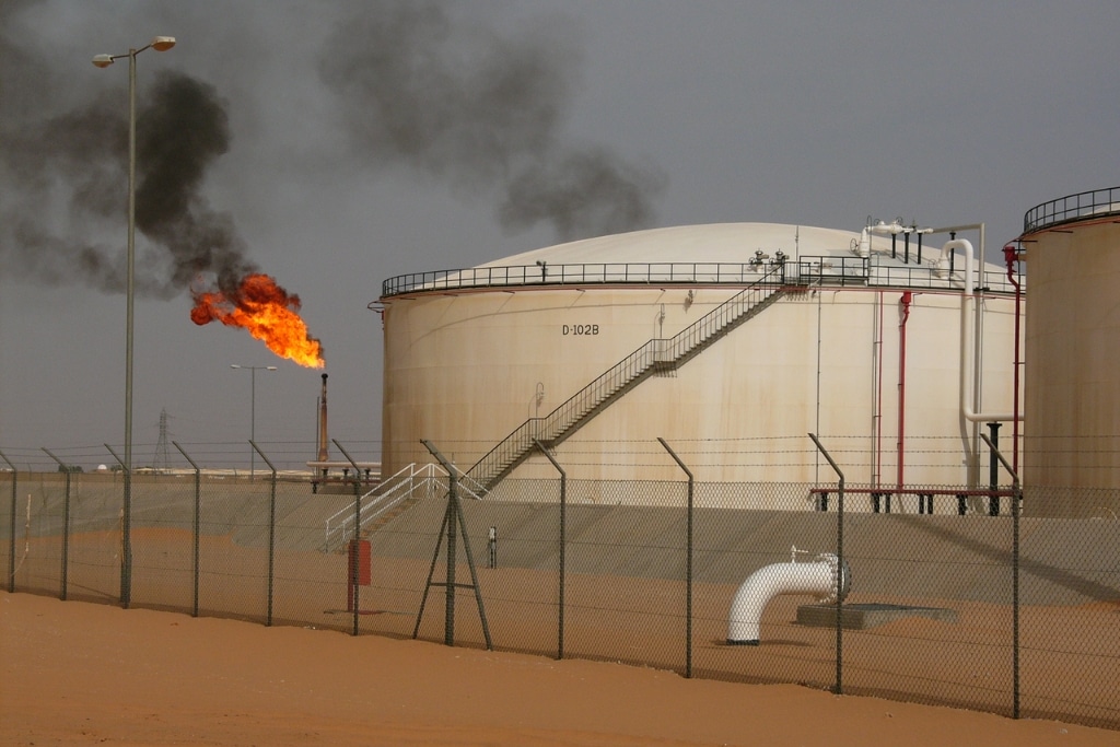 El Sharara oil field in Libya.