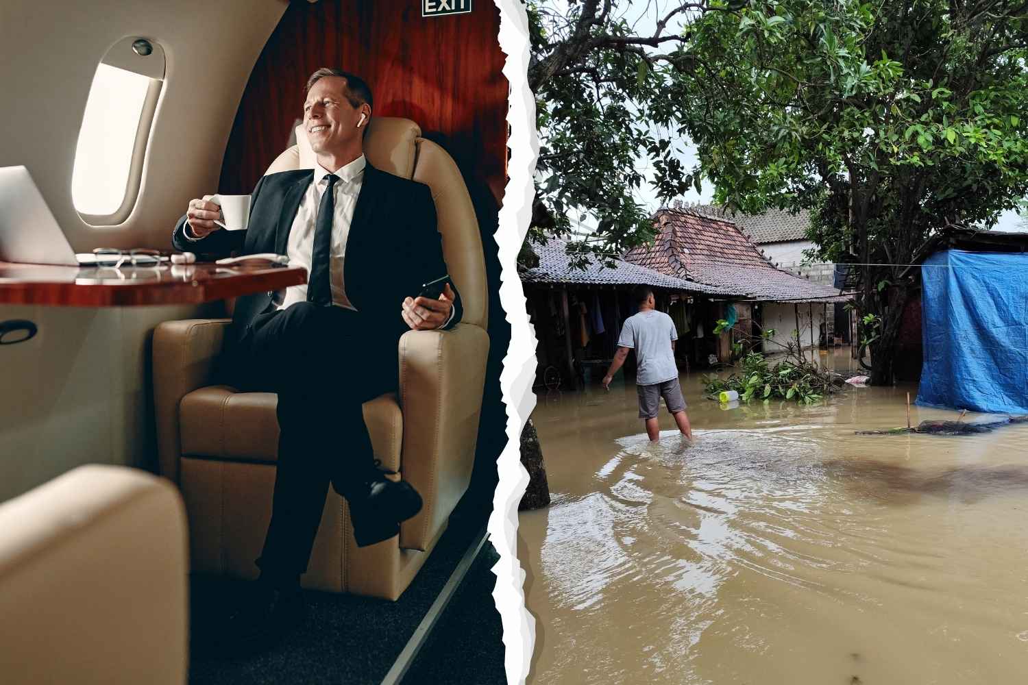 Dette climatique des super-riches : 1000 milliards de dollars par an, et les plus pauvres en paient les conséquences