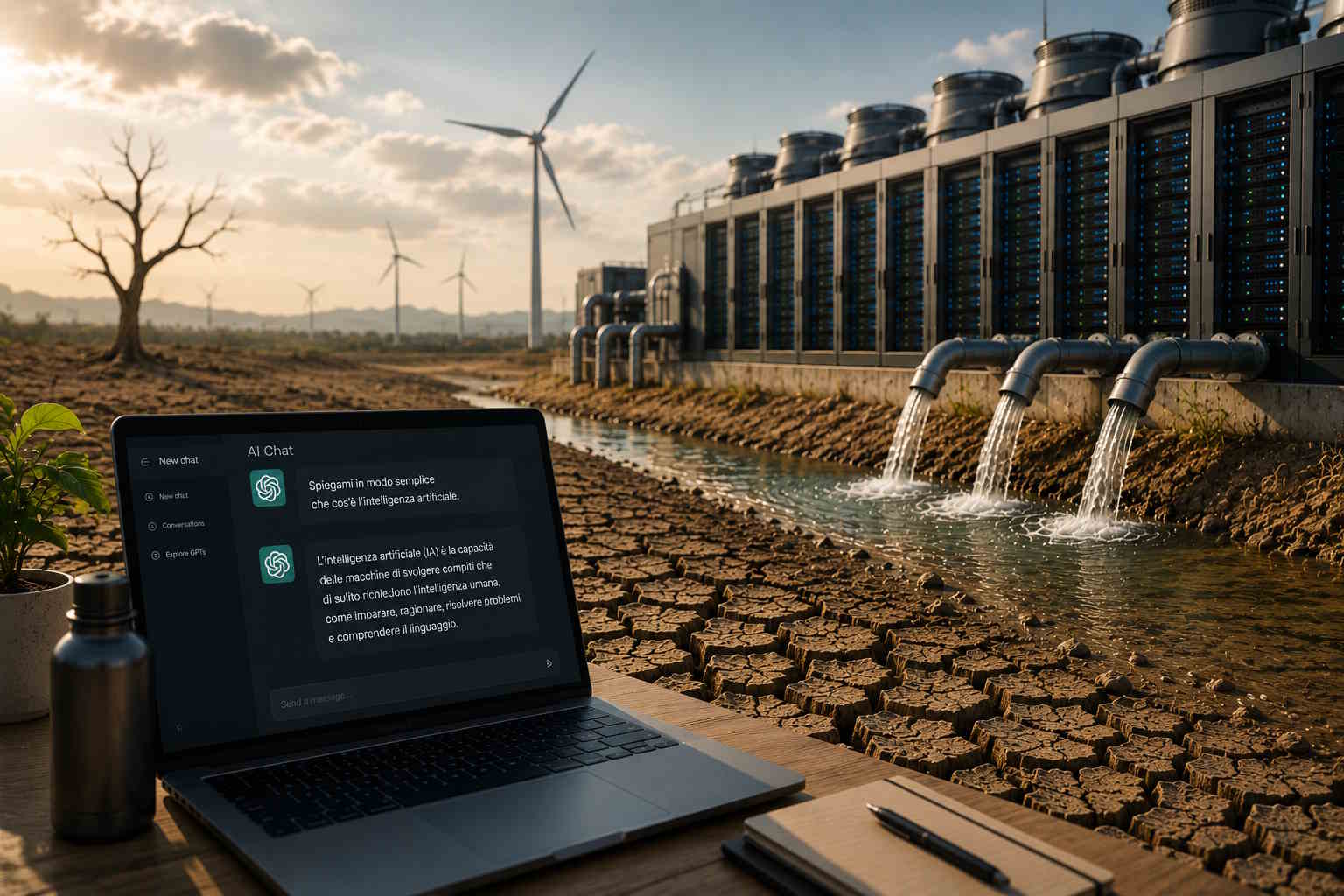 D’ici 2030, l’IA consommera 3 % de l’électricité mondiale et utilisera plus d’eau que l’humanité n’en a besoin en un an.
