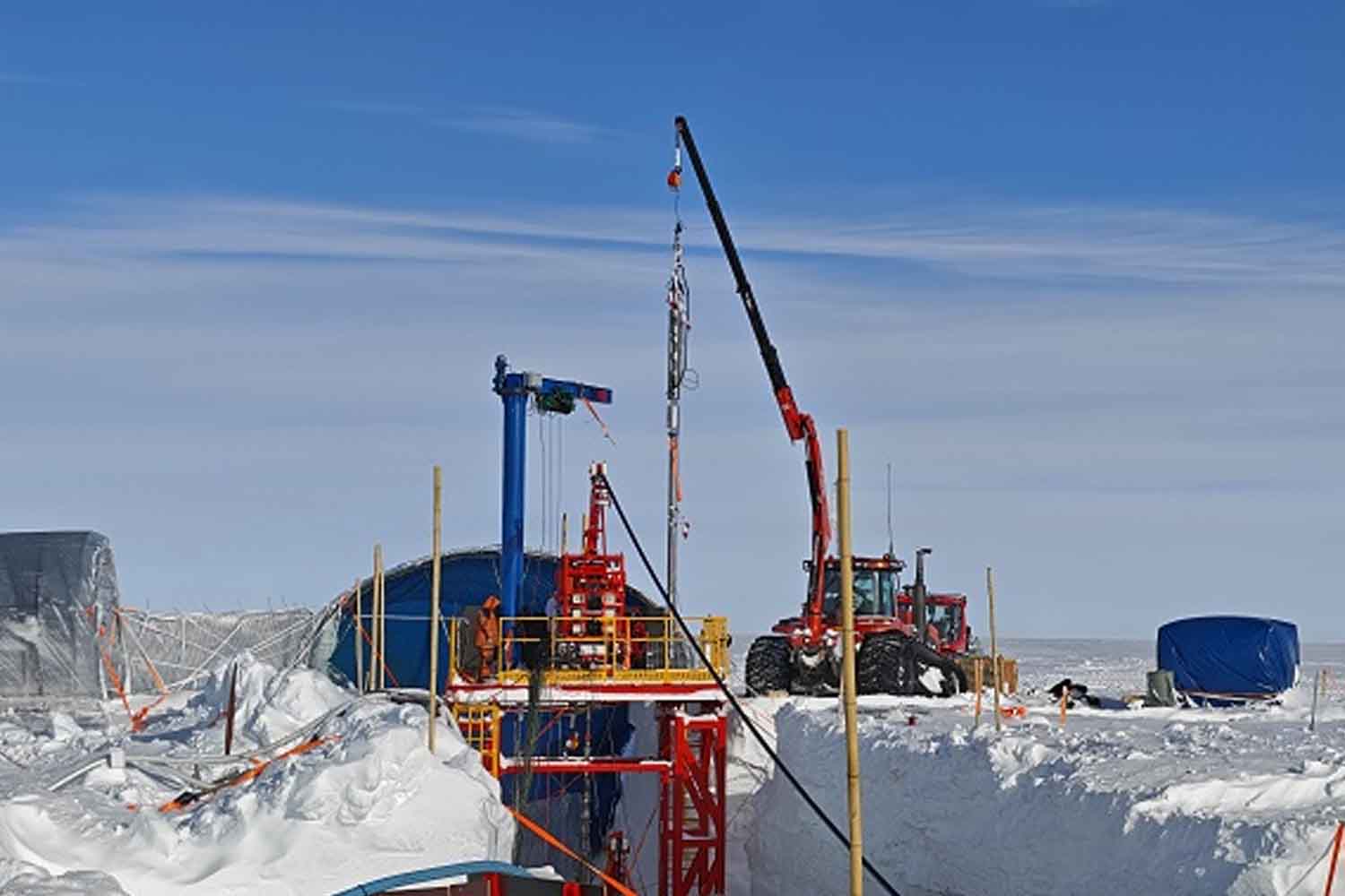 La Chine a foré plus de 3 kilomètres dans la glace de l’Antarctique pour atteindre le lac scellé de Qilin