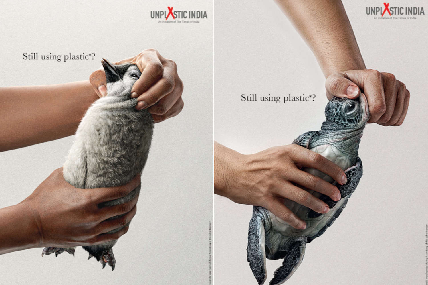La campagne puissante d'Unplastic India expose les effets de la production de plastique sur les animaux