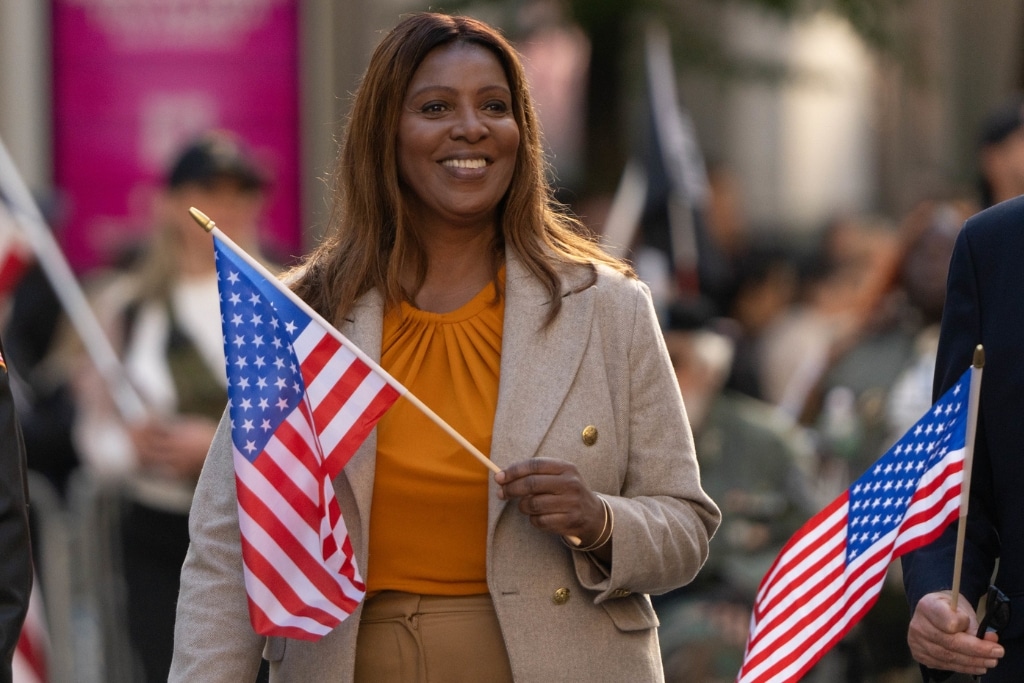 Attorney General of New York Letitia James.