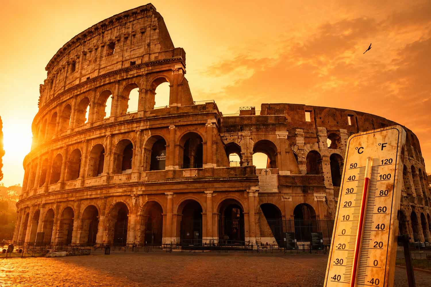 Rome brûlante : les températures ont augmenté de 3 °C en 40 ans — données climatiques inédites