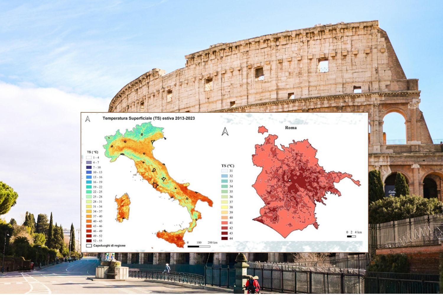 Îlots de chaleur urbains: jusqu’à 4 °C de moins grâce à plus d’arbres et moins d’asphalte — résultats du projet à Florence et Rome
