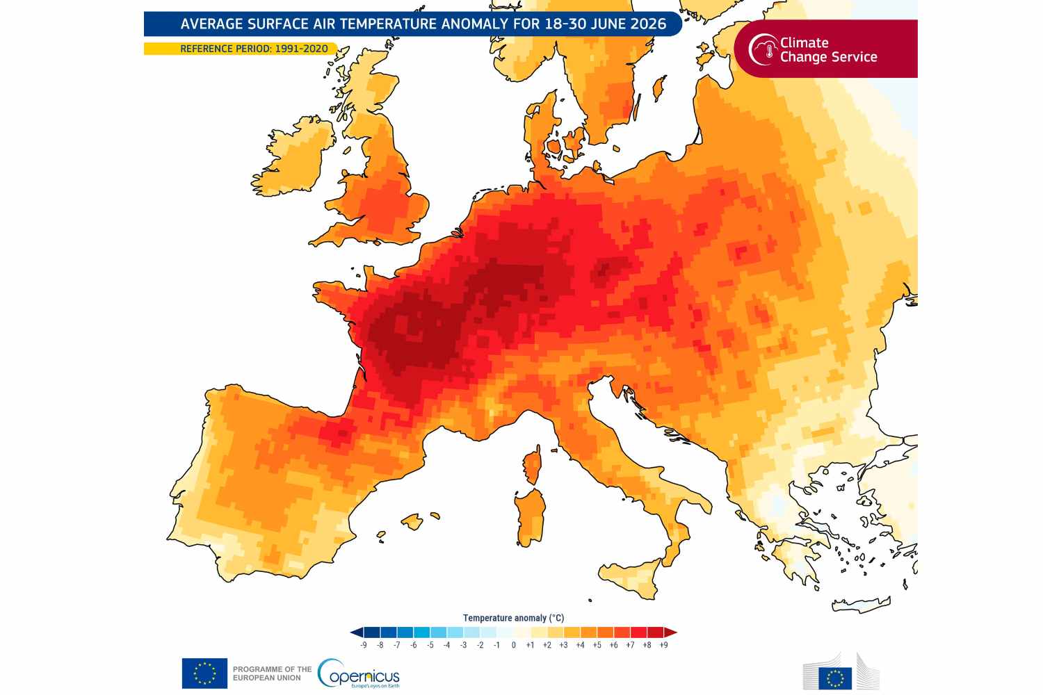 Non, il n’a jamais fait aussi chaud en Europe occidentale : juin 2026 a battu un record qu’il ne faut pas ignorer
