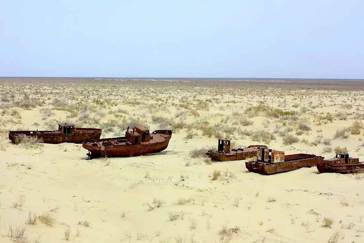 La mer d’Aral asséchée : cauchemar écologique et bombe de carbone