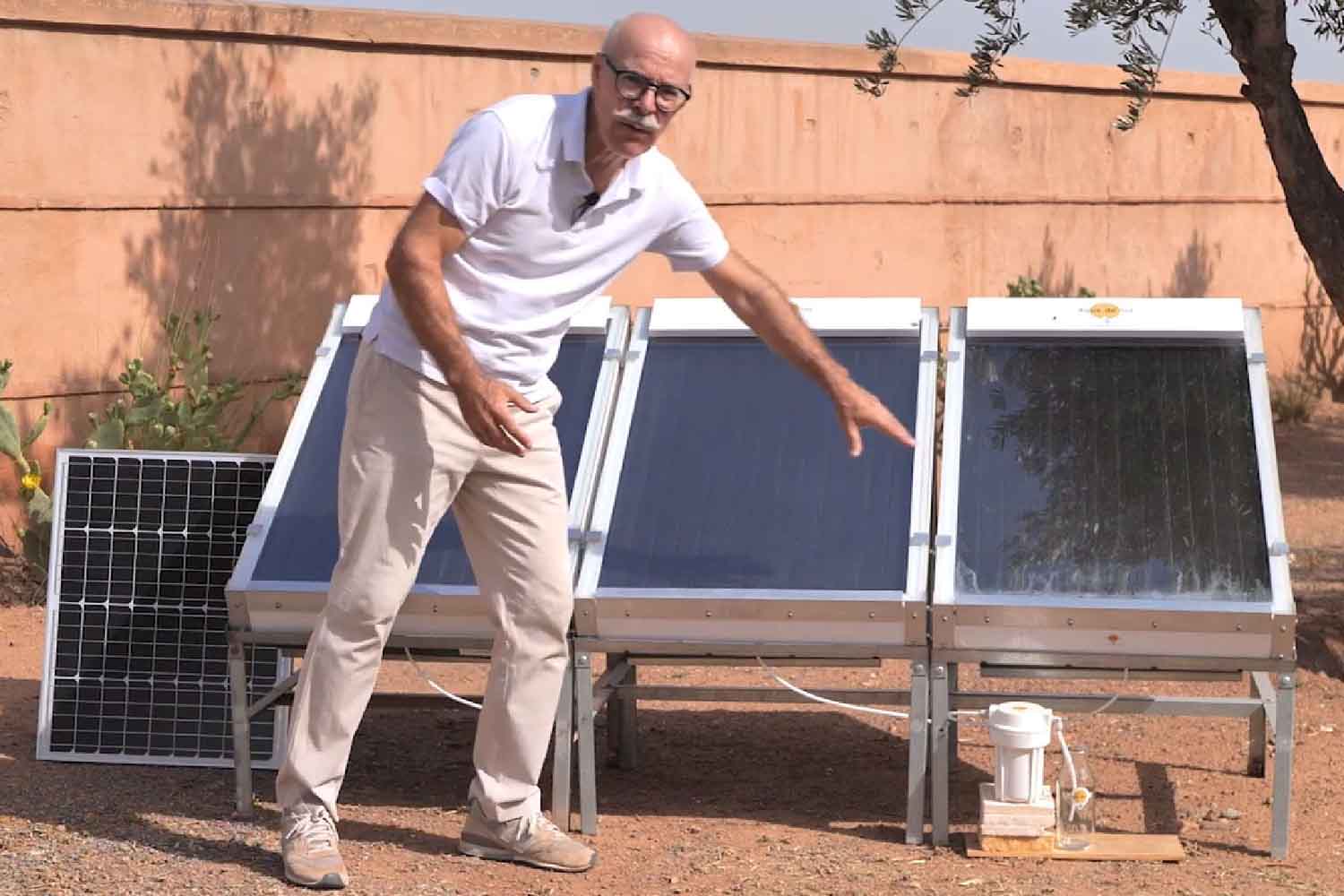 Eau potable tirée de l'air : le panneau français qui produit jusqu'à un litre par jour gratuitement grâce au soleil