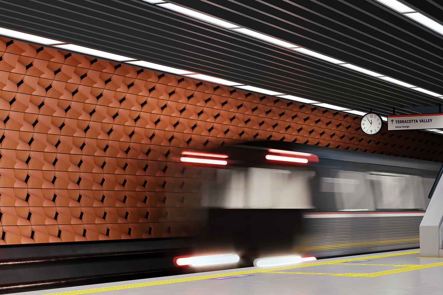 Et si nous rafraîchissions les stations de métro avec des carreaux en terre cuite ?
