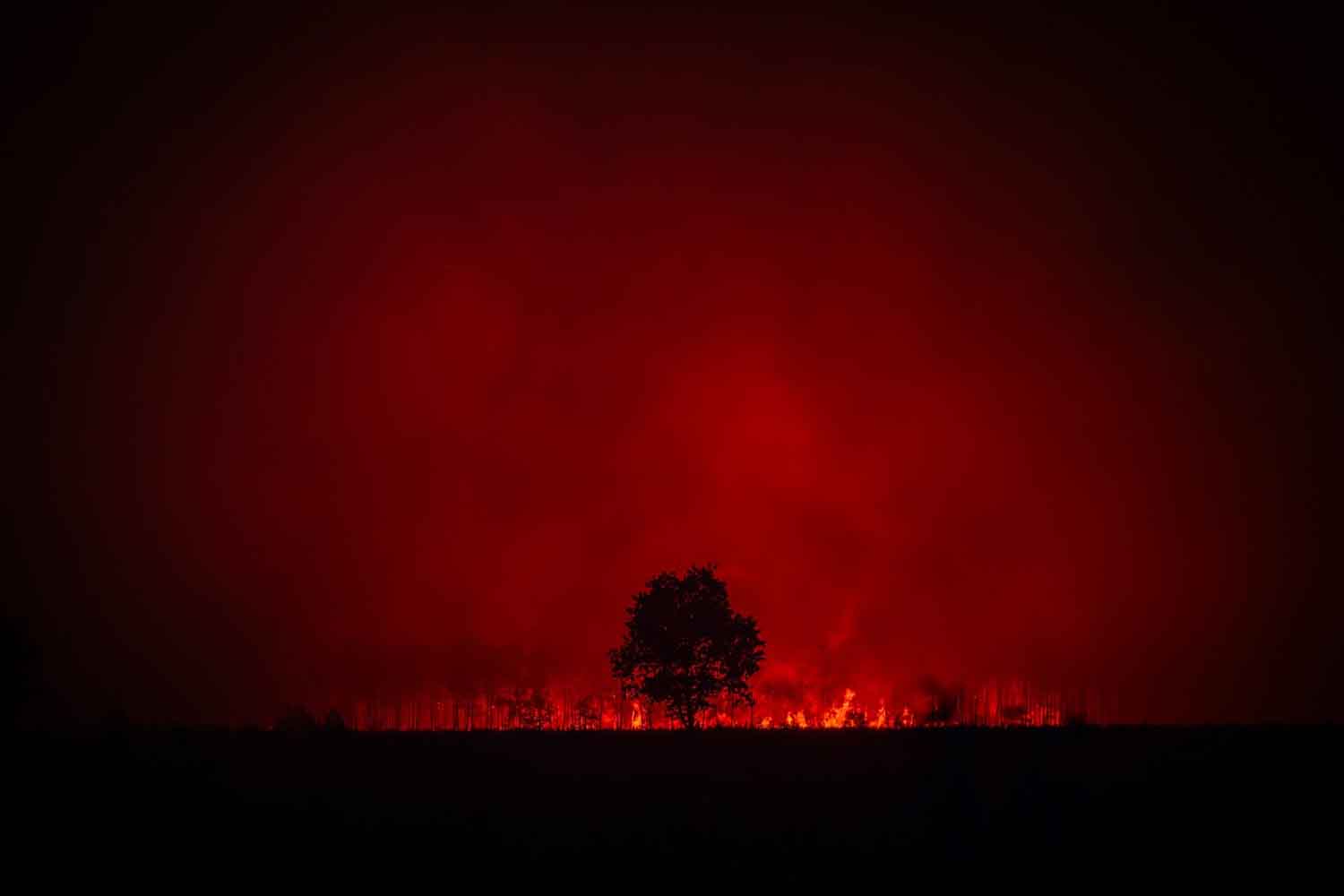 Les sapeurs-pompiers français font face à un pyrocumulonimbus pour la première fois