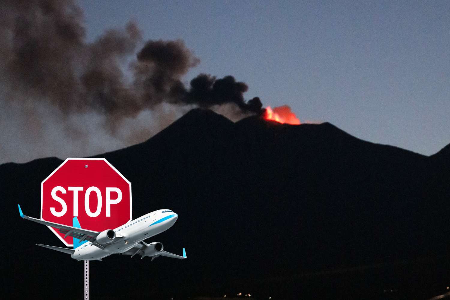 Vols suspendus à l’aéroport de Catane (arrivées et départs) en raison de l’éruption de l’Etna — des passagers en plein chaos