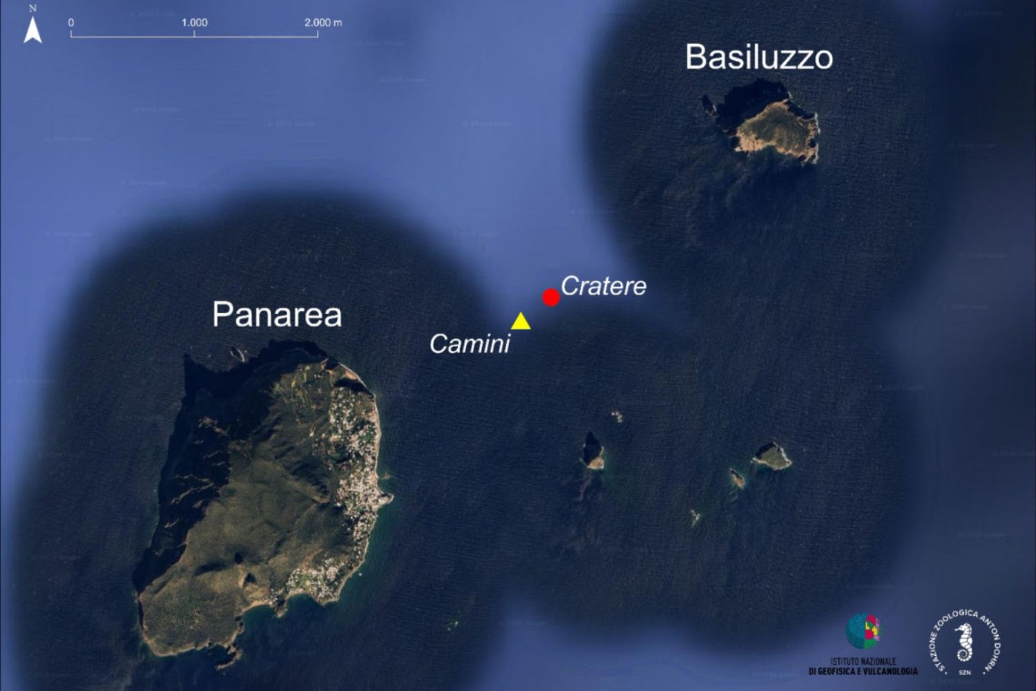 Panarea surprend encore : découverte d’un nouveau cratère sous-marin avec des cheminées hydrothermales jamais vues auparavant