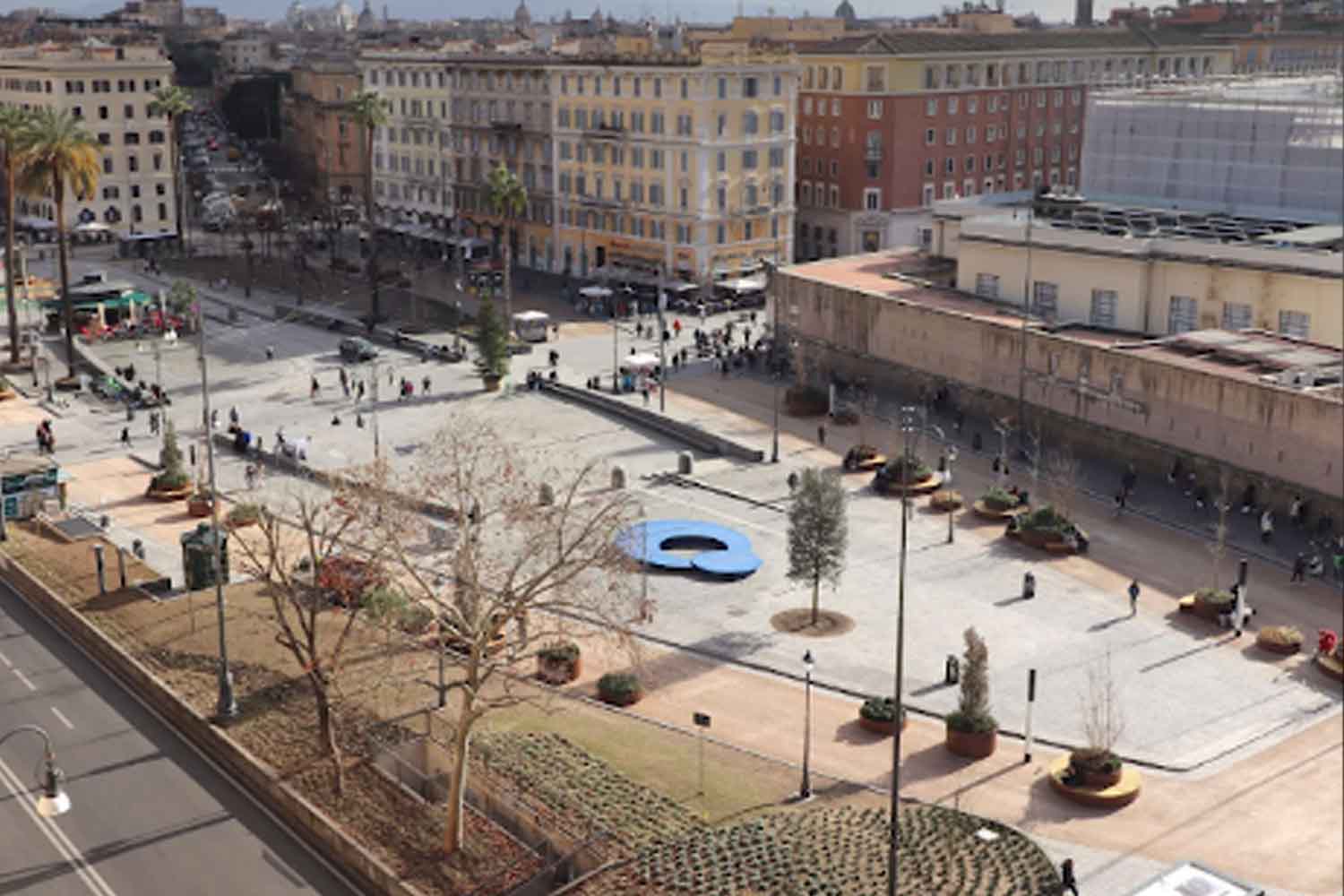 Îles de chaleur : Rome sur CNN, le projet bioclimatique de la Place Risorgimento ne résiste pas à la chaleur extrême