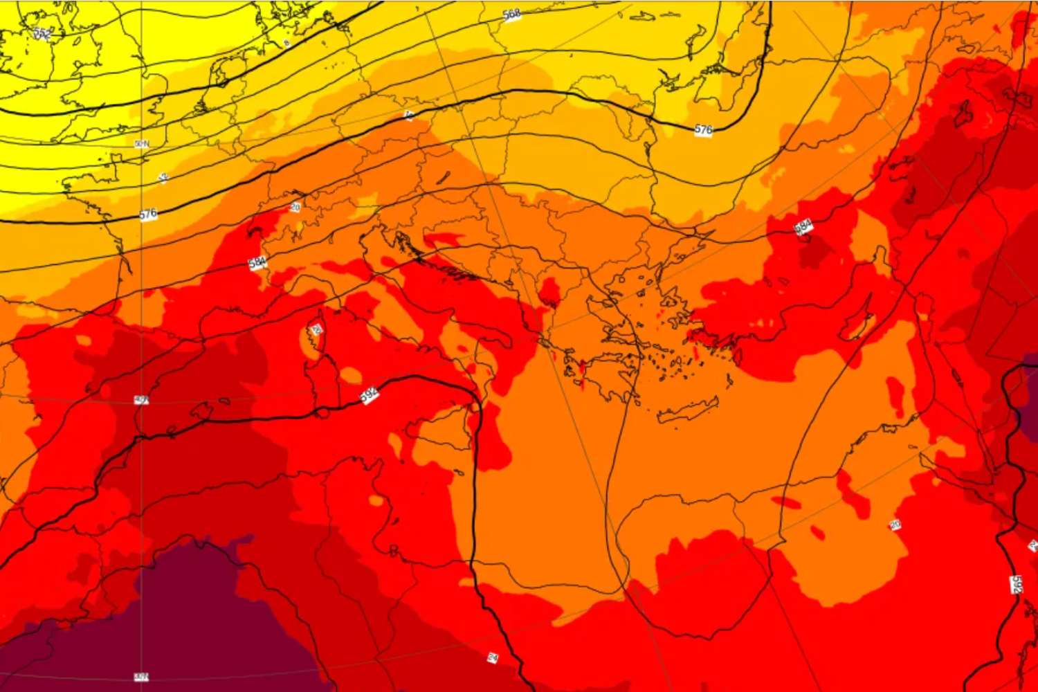 L'Europe dans l'étau de l'anticyclone : arrivée d'une nouvelle vague de chaleur record dépassant les 40 °C