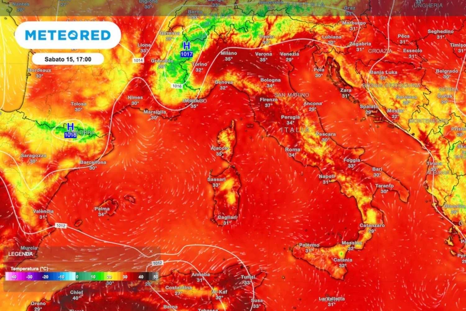 La masse d'air polaire se prépare à mettre fin à la canicule : quatre jours d'orages après Ferragosto