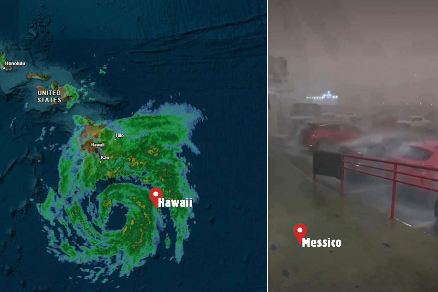 Deux ouragans dans le Pacifique font peur : Polo dévaste le Mexique, Nolo vise Hawaï