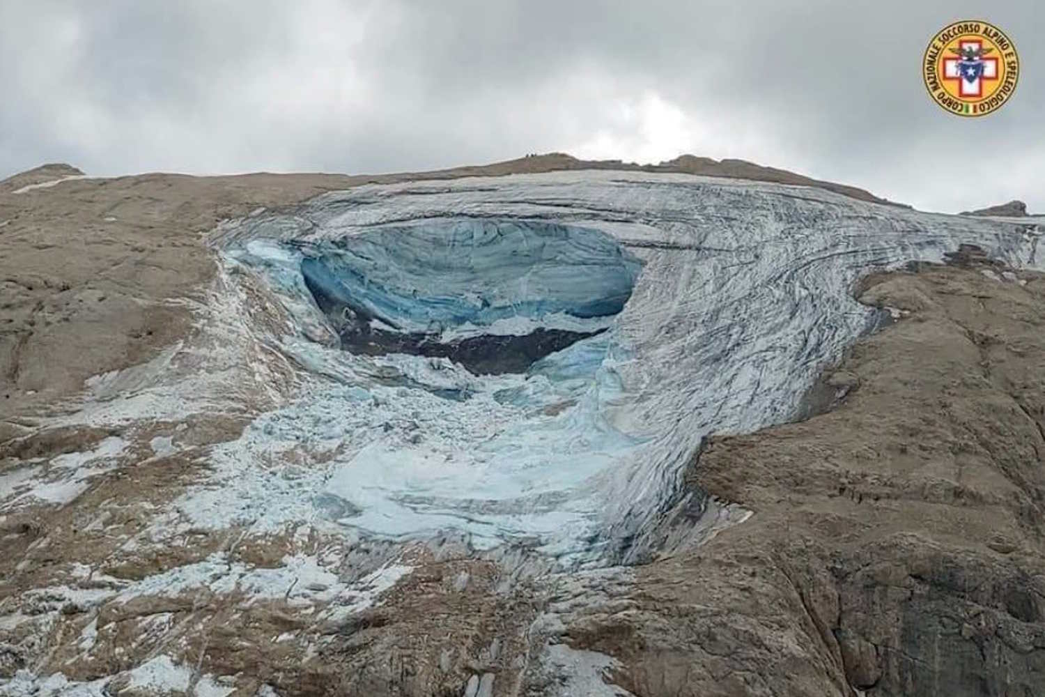 Glacier de Marmolada : il ne reste plus que 10 ans de vie et 12 terrains de football perdus en quelques mois