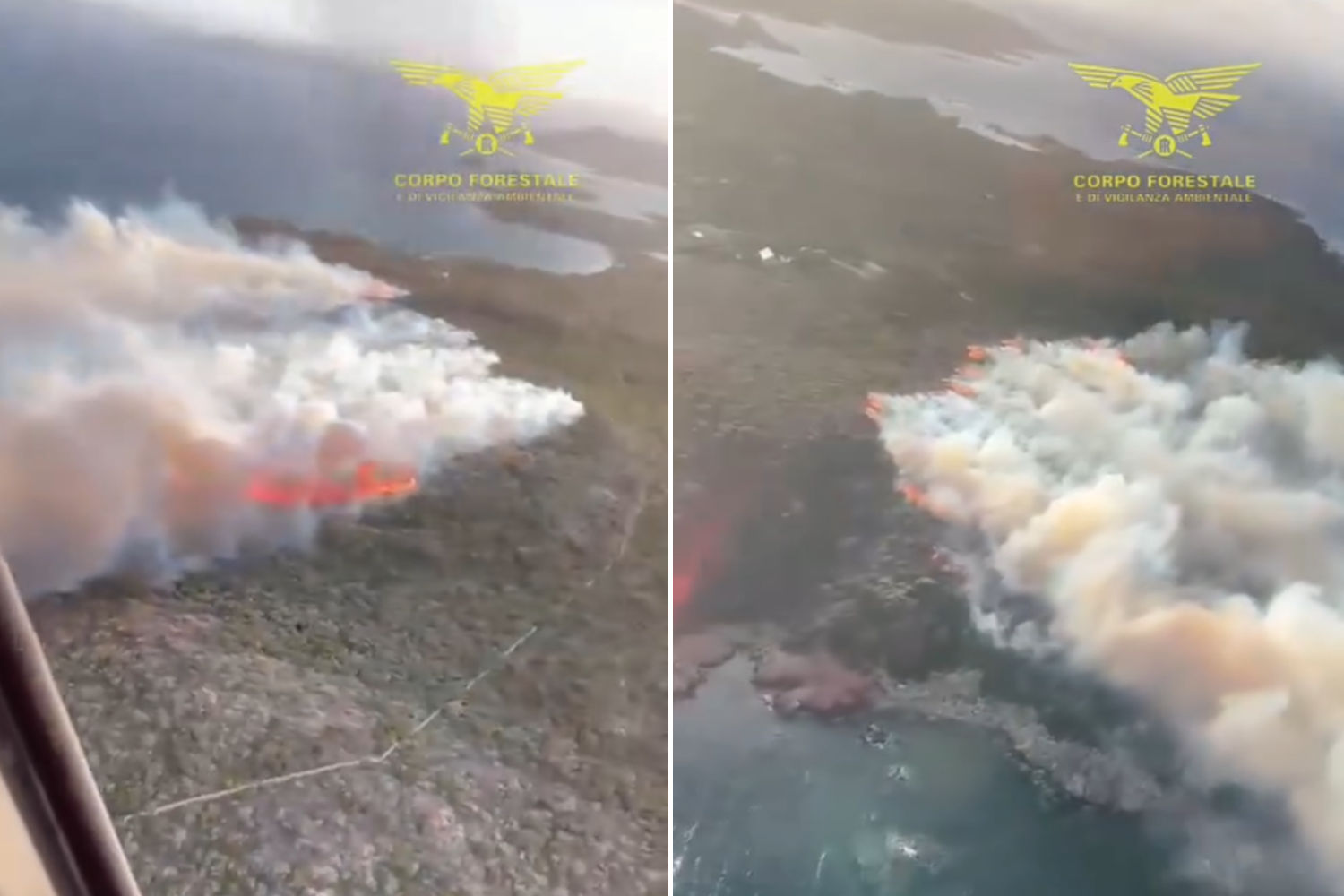 Incendie majeur sur l’île Santa Maria dans l’archipel de La Maddalena : 5 hectares de maquis méditerranéen détruits