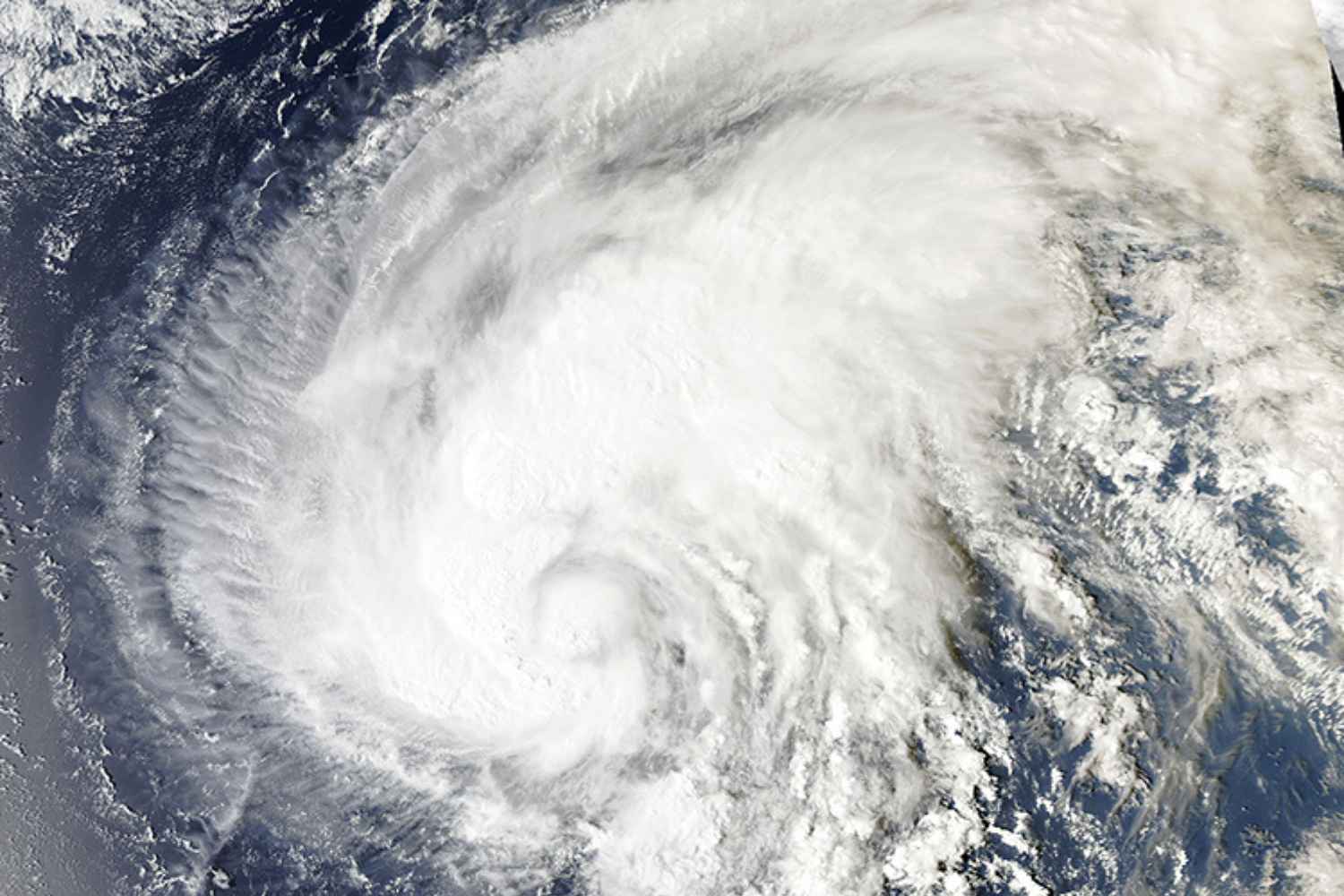 Japon : Typhon Dujuan s'approche, rafales jusqu'à 198 km/h, vagues de 9 m, vols annulés et trains à l'arrêt