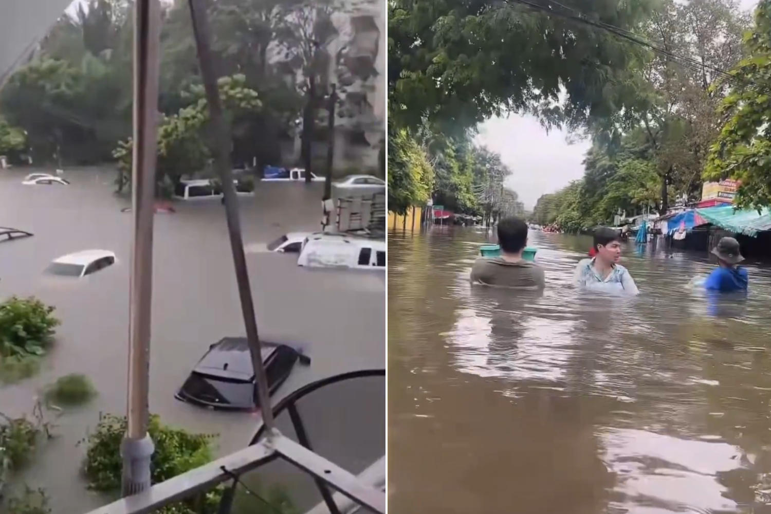 La Thaïlande à genoux face aux inondations: 8 morts et près de 5 000 évacués, état de calamité déclaré après plus de 330 mm de pluie