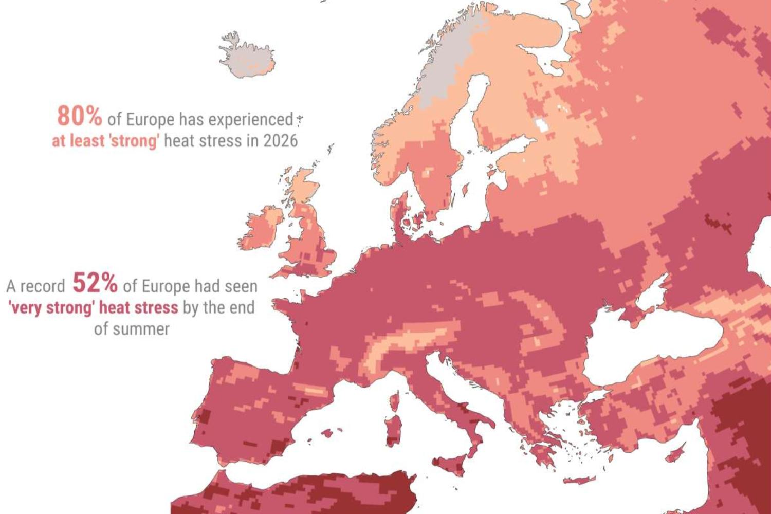 Été 2026 en Europe de l'Ouest : le plus chaud jamais enregistré (moyenne 21,7 °C, dépasse 2003)