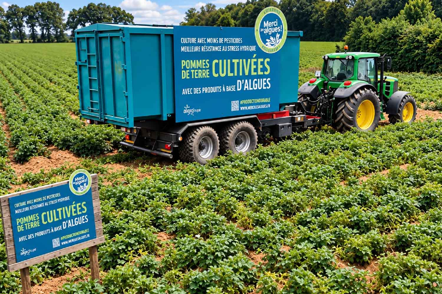 Glyphosate adieu : le blé en France sans insecticides ni fongicides grâce aux algues
