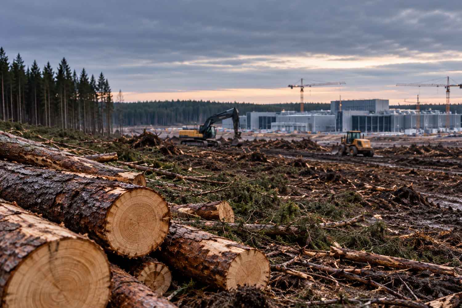 Google abat 330 hectares de forêt en Finlande pour construire un centre de données