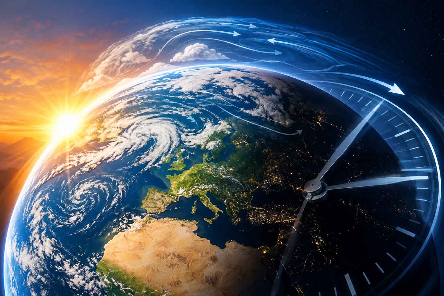 Le réchauffement climatique modifie aussi la rotation de la Terre et allonge nos journées